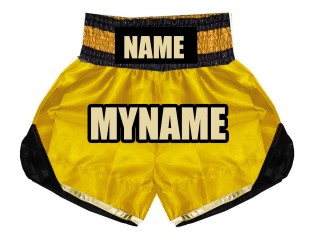 Shorts Boxe Anglaise Personnalisé : KNBSH-022-Or